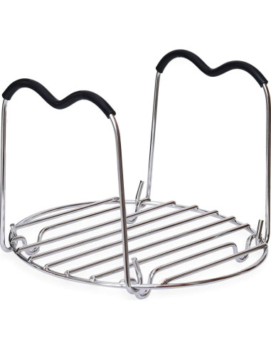 Trivet SMISME para Instant Pot 20,3 cm con Mangos de Silicona