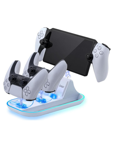 Estación de Carga Mcbazel para PS Portal y Controladores PS5 - RGB