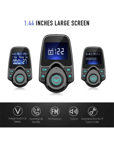 Transmisor FM Bluetooth Inalámbrico Vanson T11 con USB