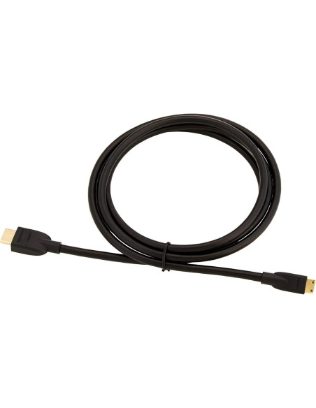 Cable Mini HDMI a HDMI Amazon Basics 1.83 m Alta Velocidad Negro Cable Mini HDMI a HDMI Amazon Basics 1.83 m Alta Velocidad Negro