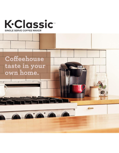 Cafetera K-Classic Keurig 1 Porción 1.42L Automática Negra