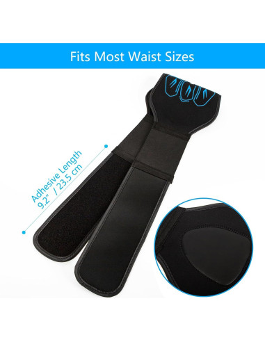 Estimulador Muscular EMS Ruszoaer Cinturón Abdominal Azul