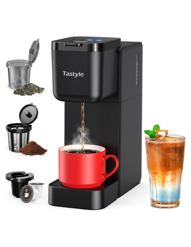 Cafetera Tastyle K320IT Compacta 4 Estilos 0.47L Negra