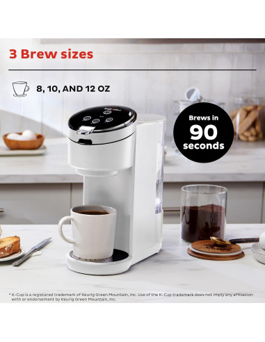 Cafetera de una sola porción Instant Pot Blanca 1.18L