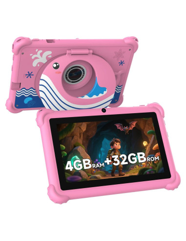 Tableta para Niños 7" Aheadthink AHQ82K Android 12 4GB RAM