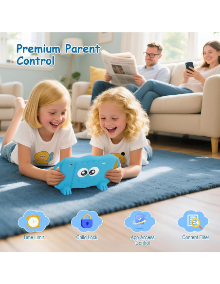 Tableta para Niños Trayoo KIDS707A 7" 32GB Azul con Control Parental Tableta para Niños Trayoo KIDS707A 7" 32GB Azul con Control Parental