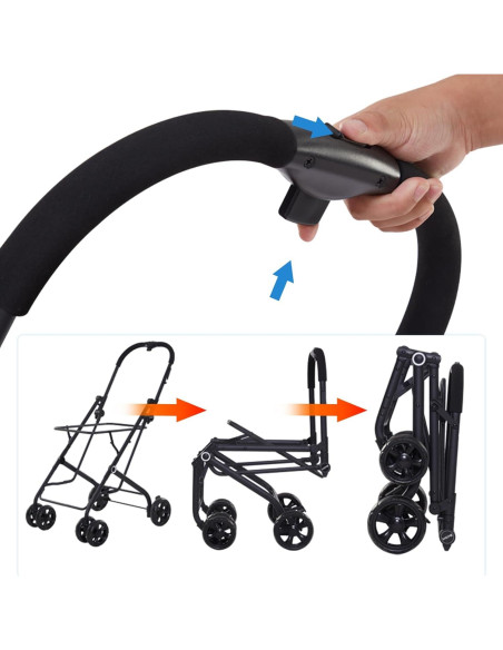 Carrito para mascotas Acesolid 4 en 1 para perros y gatos azul Carrito para mascotas Acesolid 4 en 1 para perros y gatos azul