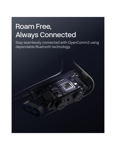 Auriculares Inalámbricos SHOKZ OpenComm2 con Micrófono - 16h Batería Auriculares Inalámbricos SHOKZ OpenComm2 con Micrófono - 16h Batería