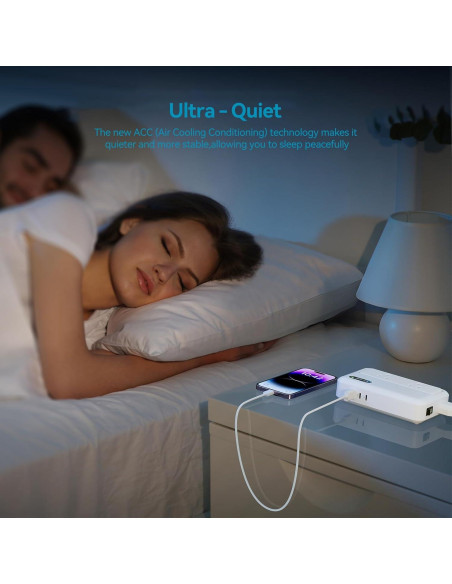 Convertidor de Voltaje BESTEK 220V a 110V con USB 3 Puertos Convertidor de Voltaje BESTEK 220V a 110V con USB 3 Puertos