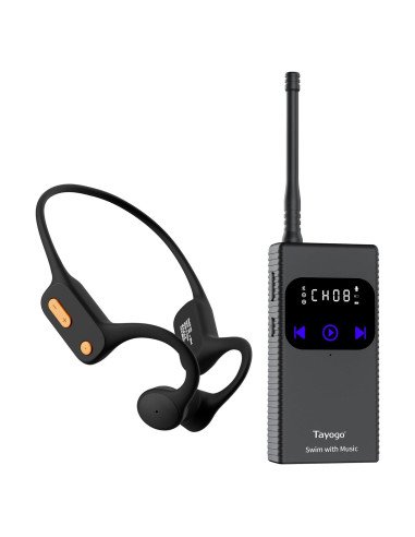 Auriculares de Natación Tayogo W23 con Bluetooth IPX8