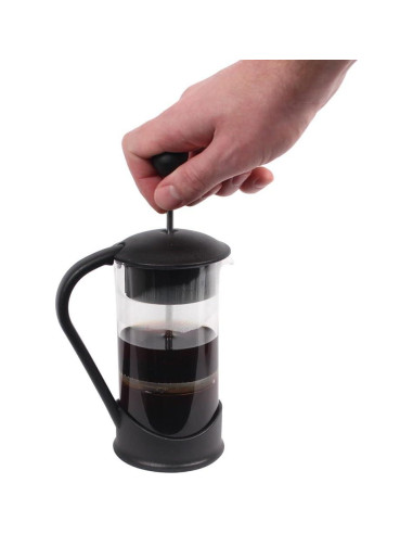 Cafetera Prensa Francesa Clever Chef 2 Tazas Negra 0.4L