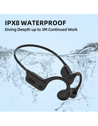 Auriculares de Natación Tayogo W23 con Bluetooth IPX8