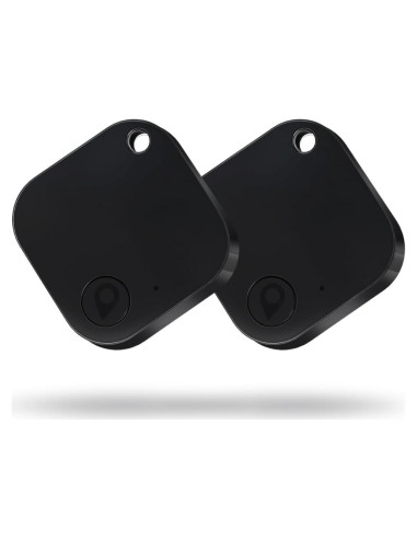 Etiqueta de Rastreo Bluetooth KZO - Paquete de 2, Negro