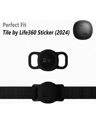 Funda de Silicona Geiomoo para Etiqueta Tile 2024 - Negra