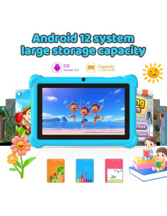 Tableta para Niños WUIUHOU 7" Android 12, 4GB RAM, 32GB ROM 2