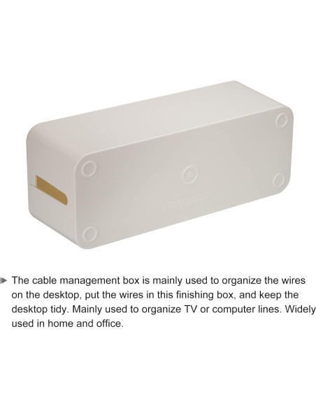 Caja Organizadora de Cables MECCANIXITY Grande Blanca Caja Organizadora de Cables MECCANIXITY Grande Blanca