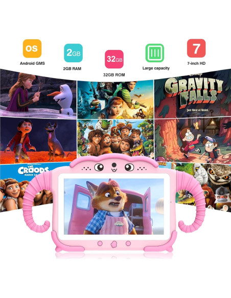 Tableta Educativa para Niños TOPELOTEK 7" 32GB Rosa Tableta Educativa para Niños TOPELOTEK 7" 32GB Rosa