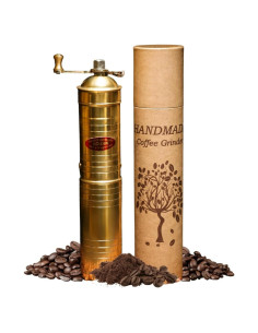 Molinillo de Café Manual Sozen de Latón 22.86 cm Ajustable
