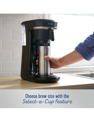 Cafetera Programable Mr. Coffee 10 Tazas y K-Cup, Negra
