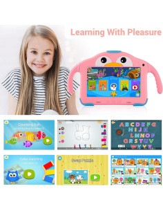 Tableta Infantil YosaToo 7" Android 10 Rosa 32GB 1GB RAM 2