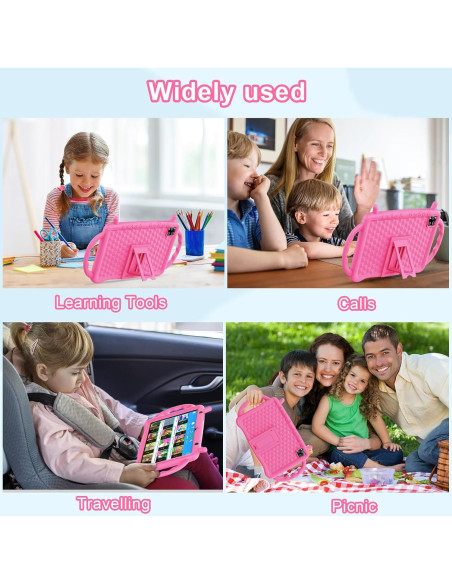 Tableta Semeakoko 10.1" Android 14 Niños 10GB RAM 64GB Rosa Tableta Semeakoko 10.1" Android 14 Niños 10GB RAM 64GB Rosa