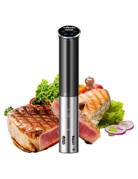 Cocinero Sous Vide Wancle 1100W Compacto IPX7 Negro Cocinero Sous Vide Wancle 1100W Compacto IPX7 Negro