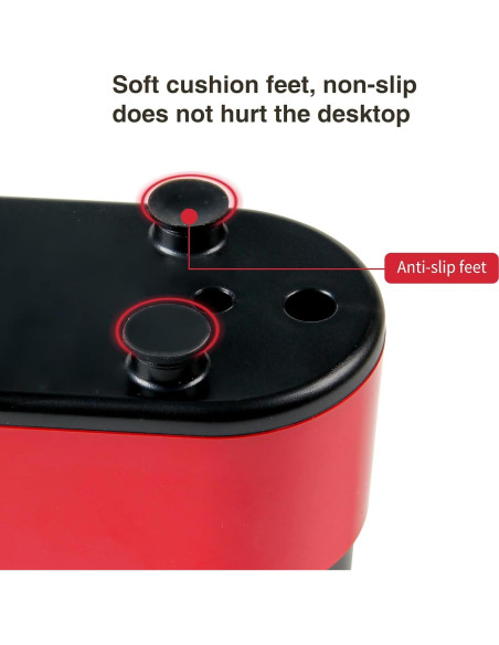 Afilador eléctrico de cuchillos y tijeras Pegelong Rojo Afilador eléctrico de cuchillos y tijeras Pegelong Rojo