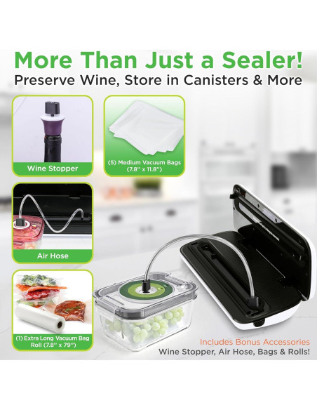Selladora al Vacío NutriChef PKVS18SL - Automática, Plata Selladora al Vacío NutriChef PKVS18SL - Automática, Plata