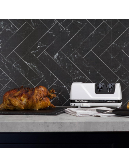 Afilador Eléctrico Chef'sChoice 320 de 2 Etapas, Blanco Afilador Eléctrico Chef'sChoice 320 de 2 Etapas, Blanco