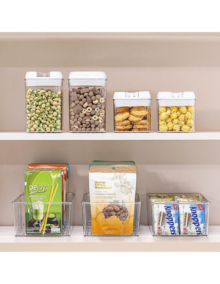 Vtopmart 8 Organizadores de Alimentos Plástico Transparente Vtopmart 8 Organizadores de Alimentos Plástico Transparente