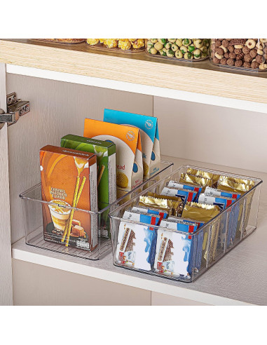 Vtopmart 8 Organizadores de Alimentos Plástico Transparente