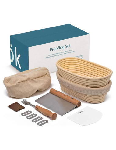 Kit de Pan KooK 14 Piezas para Masa Madre Ovalado