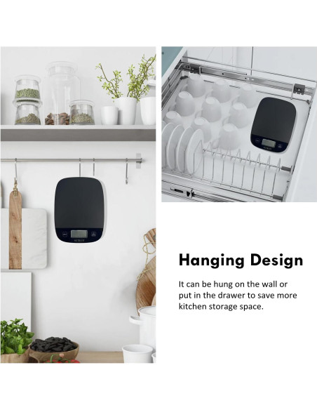 Balanza de Cocina Digital NUTRI FIT 5kg Precisa Tare Inteligente Balanza de Cocina Digital NUTRI FIT 5kg Precisa Tare Inteligente