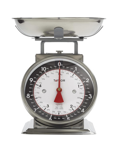 Báscula de Cocina Mecánica Taylor 5kg Analógica con Tazón