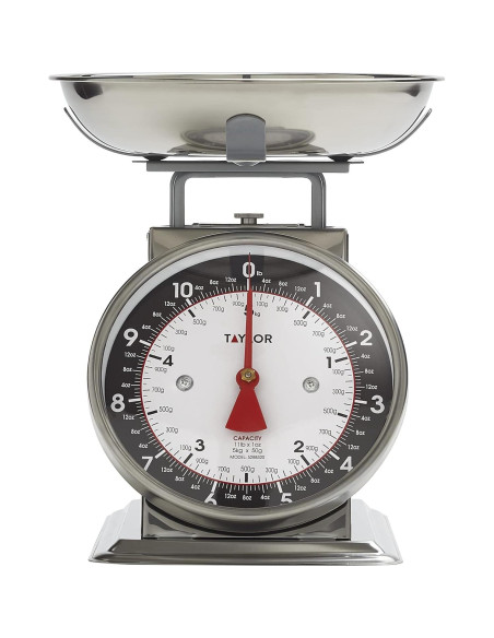 Báscula de Cocina Mecánica Taylor 5kg Analógica con Tazón Báscula de Cocina Mecánica Taylor 5kg Analógica con Tazón