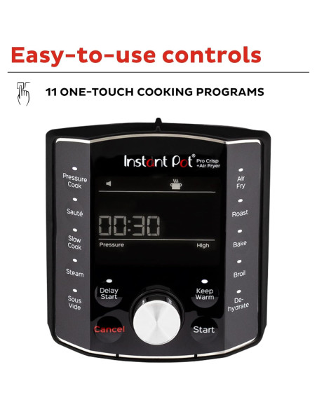 Olla de Presión y Freidora de Aire Instant Pot Pro 8QT Olla de Presión y Freidora de Aire Instant Pot Pro 8QT