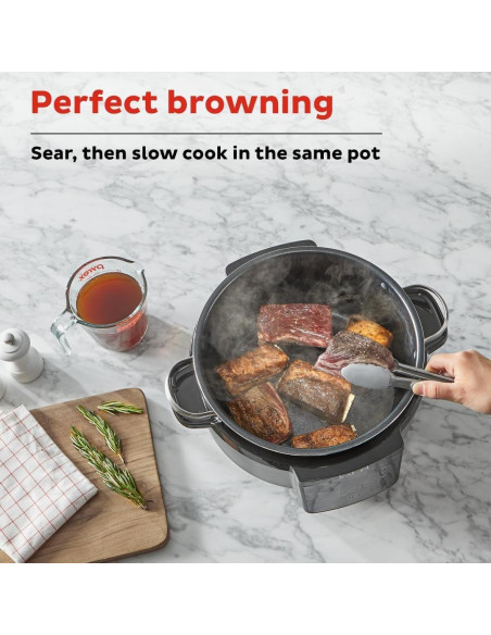 Olla de Cocción Lenta Instant Pot 7.5L 4-en-1 Sella/Salta