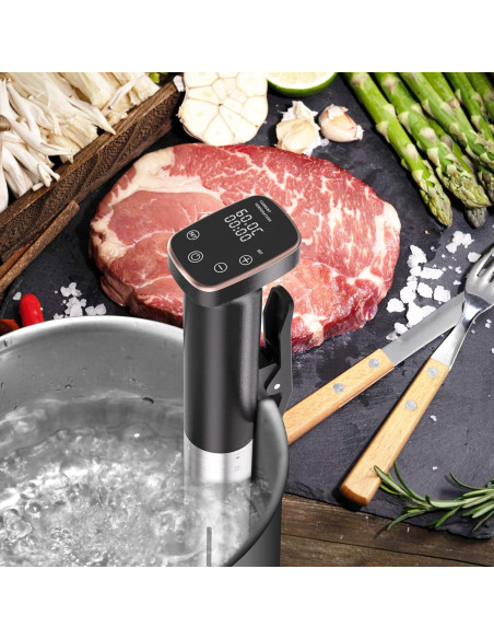 Cocedor Sous Vide Sixfivsevn 1100W Control Táctil IPX7 Cocedor Sous Vide Sixfivsevn 1100W Control Táctil IPX7