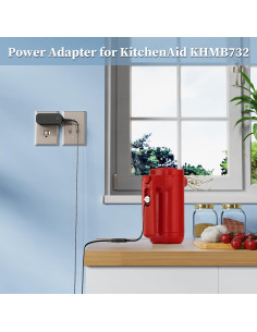 Adaptador de CA KitchenAid para Batidora Inalámbrica 7 Velocidades 2