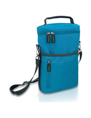 Tote Aislado para 2 Botellas de Vino meori Azul