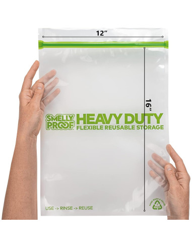 Bolsas Reutilizables Smelly Proof 2 Galones 5pk Resistentes