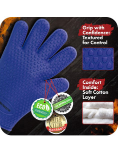 Guantes de Silicona Kitchen Perfection 27.94 cm Resistentes 2