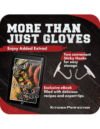 Guantes de Silicona Kitchen Perfection 27.94 cm Resistentes