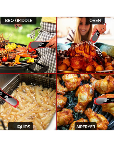 Termómetro Digital de Cocina Genérico a Prueba de Agua 209g Termómetro Digital de Cocina Genérico a Prueba de Agua 209g