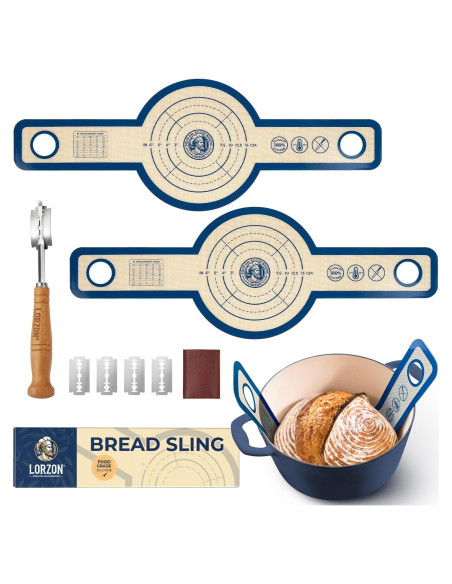 Sling de Pan Lorzon 2-Pack Silicona Antiadherente 21cm Sling de Pan Lorzon 2-Pack Silicona Antiadherente 21cm