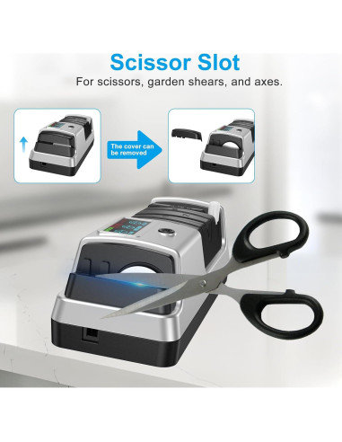 Afilador de Cuchillos Eléctrico Abledn EKS1000 5 en 1 con LCD