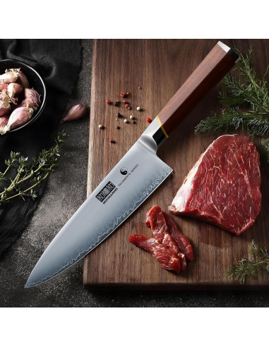 Cuchillo de Chef HOSHANHO 20.32 cm Acero Inoxidable Alto Carbono