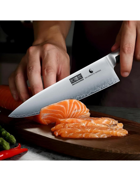 Cuchillo de Chef HOSHANHO 20.32 cm Acero Inoxidable Alto Carbono Cuchillo de Chef HOSHANHO 20.32 cm Acero Inoxidable Alto Carbono