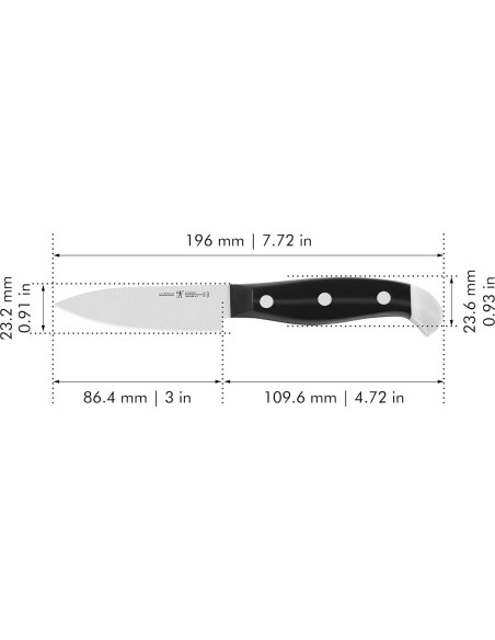 Cuchillo de Pelar 7.62 cm HENCKELS Statement Acero Inoxidable Cuchillo de Pelar 7.62 cm HENCKELS Statement Acero Inoxidable