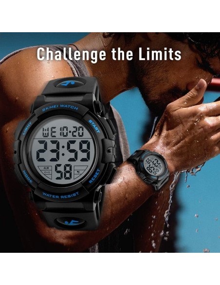 Reloj Digital L LAVAREDO Deportivo Impermeable con Cronómetro Reloj Digital L LAVAREDO Deportivo Impermeable con Cronómetro